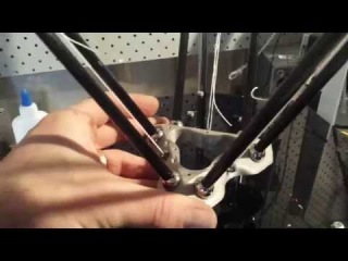 Rostock 3D Printer Upgrade. 12mm rods & 0 backlash* for Delta style 3D Printers (almost)