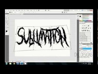 Dutch Kills Logos - Creating a brutal deathcore logo! (Speedrun/Tutorial)