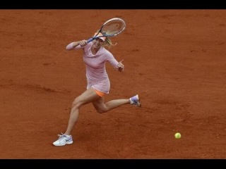 2014 ROLAND GARROS Maria Sharapova vs Ksenia Pervak Last Point