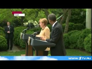 Обама и Меркель - поддерживают карательную операцию на Донбассе. 3.05.2014