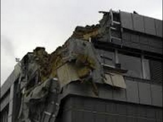 Ясиноватая. Уничтожена центральная райбольница.