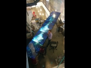 House of walker - Interactive tasting experience - x-large twin video tables by johnnie walker @ HAVAS