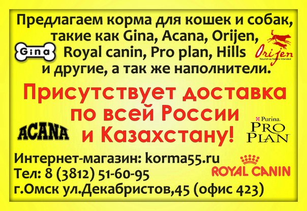 Корма 55 Интернет Магазин