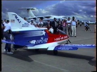 BD-5 Jet Airplane Display New Zealand 1992.