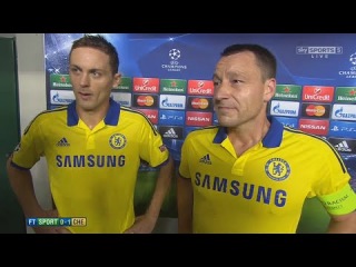 Sporting CP vs Chelsea 0 : 1 - Nemanja Matic & John Terry post-match interview