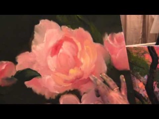 Художник сахаров рисует пионы Художник сахаров рисует пионы