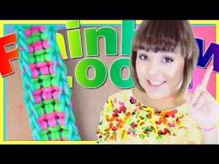3 ways to Rainbow Looms | 3 ярких браслета