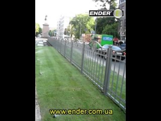 Выдвижные статические дождеватели ENDER, пр. Ленина (г. Харьков)