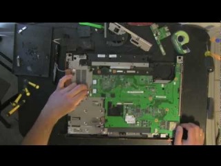 GATEWAY FX MS2252 laptop take apart video, disassemble, how to open disassembly
