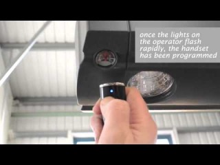 How To Program a Hormann Handset to a new Bi Secur Hormann Promatic Opener