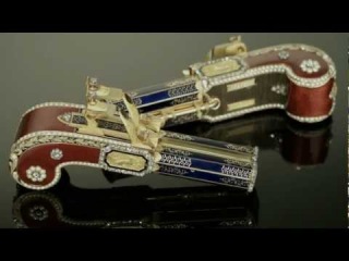 The Only Pair of Matching Singing Bird Pistols, Attributed to Frères Rochat