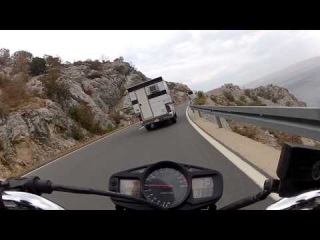 Suzuki GSR 600 / APRILIA SHIVER Croatia Coastroad