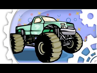 Arabalar çizgi film türkçe. Monster Truck, Yarış arabası - Akıllı arabalar. Çocuklar için arabalar