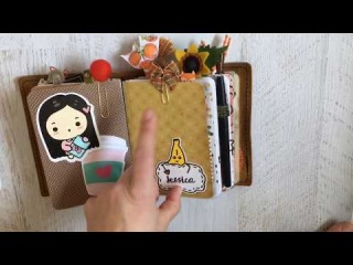 Mystics Little Gifts Travelers Notebook Fall Flip Through