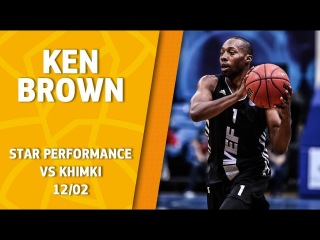 VTBUnitedLeague • Star Performance. Ken Brown – 22 pts, 5 reb & 5/6 from downtown in a BIG win @ Khimki!