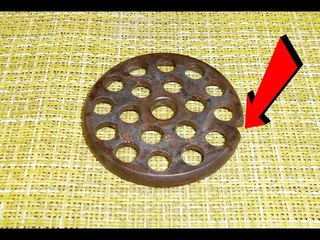 НЕ ВЫБРАСЫВАЙТЕ РЕШЕТКУ ОТ СТАРОЙ МЯСОРУБКИ///Крутая самоделка///Unique homemade product