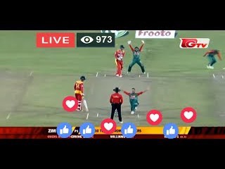 Gtv Live Cricket Officials | Bangladesh vs Zimbabwe | 5th ODI 2018 | BAN VS ZIM