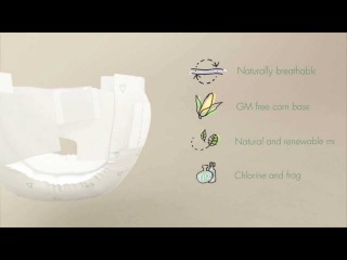 Naty by Nature Babycare - Organic Diapers / Eco Nappies short video