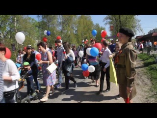 9 мая 2016 г День победы Шлиссельбург Бессмертный полк