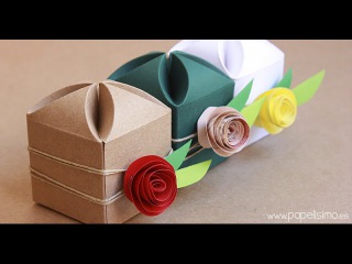 Cómo decorar cajas de regalo para boda