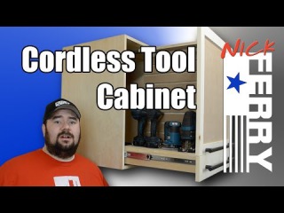 Ⓕ How To Make A Cordless Tool Cabinet (ep34)