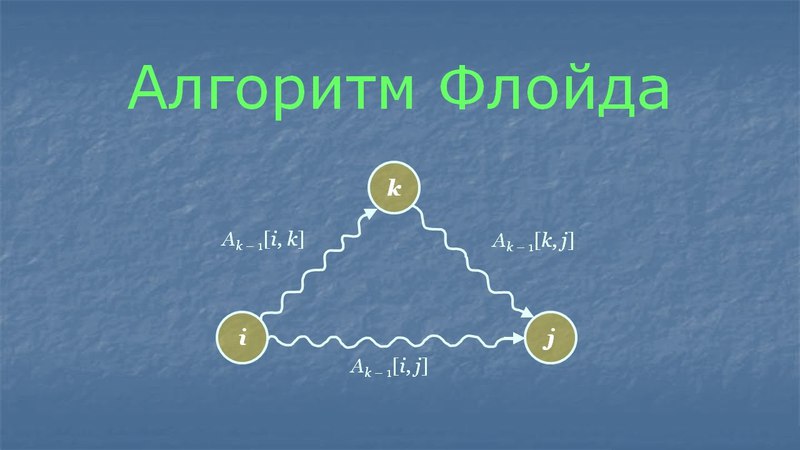 Алгоритм Флойда