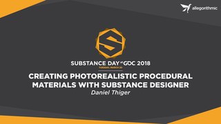 Creating Photorealistic Procedural Materials in Substance Designer With Daniel Thiger