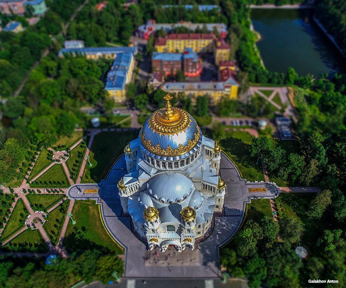 Храм сверху