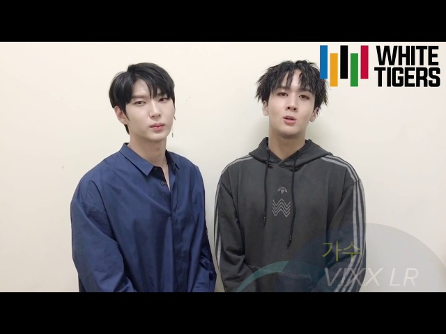 화이트타이거즈 응원영상 가수 빅스LR (VIXX LR)