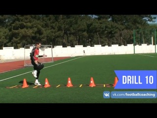 Football coaching video - soccer drill - ladder coordination (Brazil) 10
