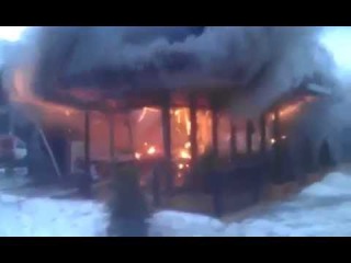 Взрыв и пожар. Одесская обл. Измаил. Бар «У фонтана».