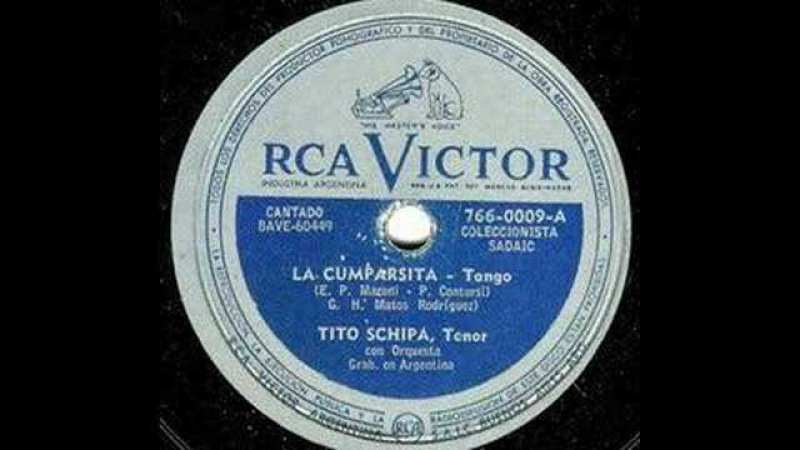 Tito Schipa - La Cumparsita (1930)