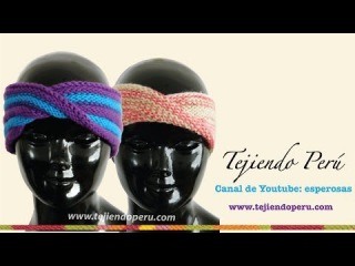 Tejido infinito o moebius (bandas, vinchas o diademas) en agujas circulares
