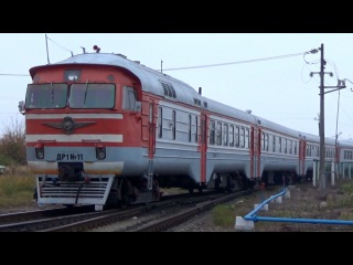 Возвращение дизель-поезда ДР1-011 в ОПМС-1 Решетниково