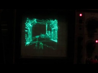 Quake на экране осциллографа