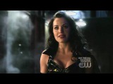 Erica Durance in black PVC on Smallville