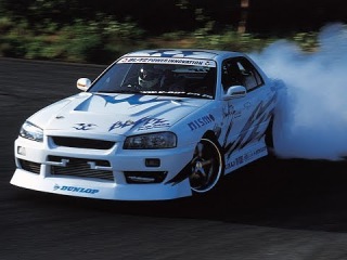 Ниссан Скайлайн Дрифтинг / Nissan Skyline Drifting Ken Nomura