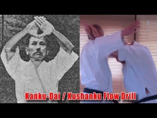 Practical Kata Bunkai: Flow drill for the first quarter of Kanku-Dai / Kushanku / Kosokun