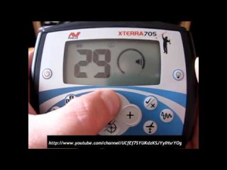 настройка металлодетектора minelab x-terra 705