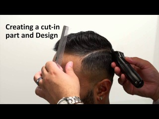 Andis American Legacy Collection (Series 2): Classic Fade with Side Part and Design