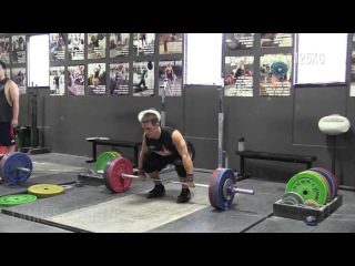John Downey (85kg) Working Up to a Heavy Triple Clean