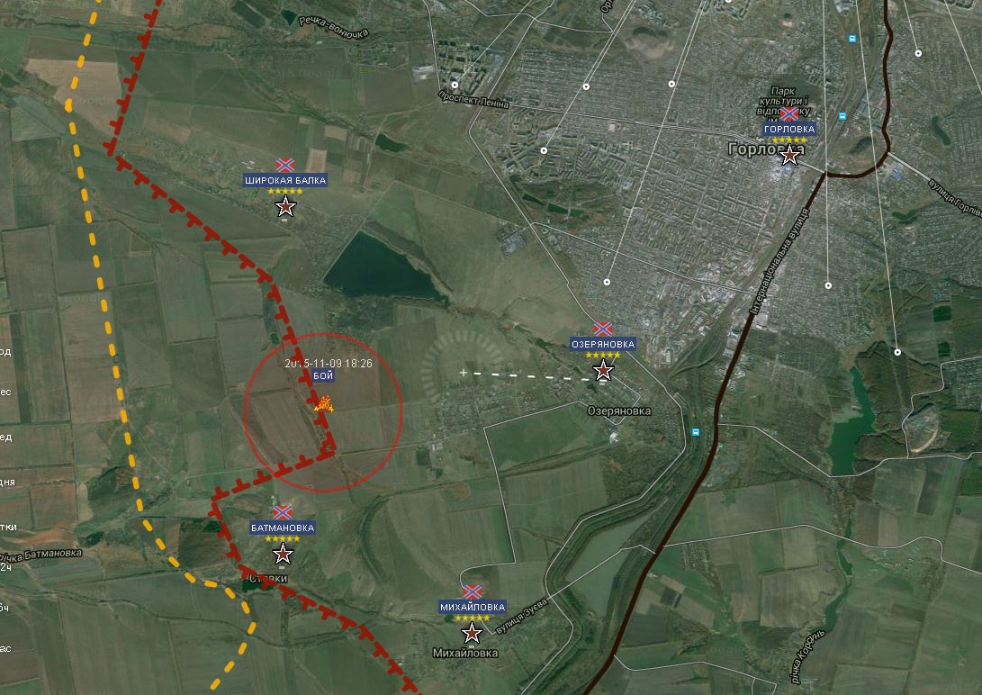 Озеряновка донецкая область карта