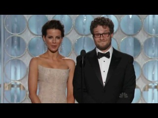 Golden Globe Awards 2012 - Seth Rogen, Kate Beckinsale - Massive Erection HD - http://film-book.com