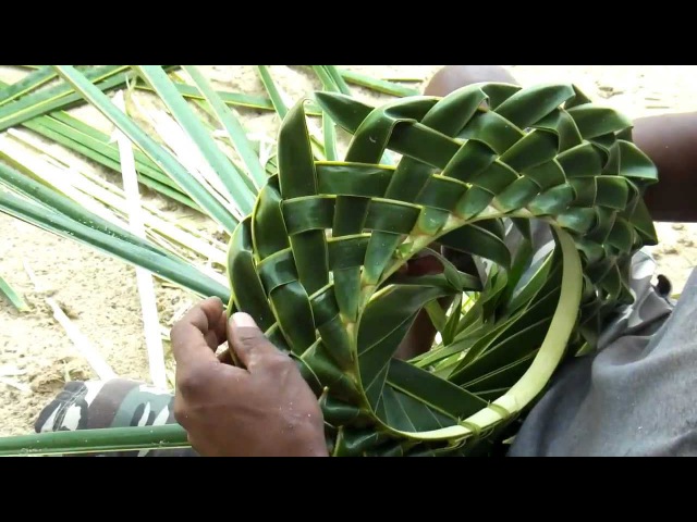 How To Make A Palm Hat Part 1