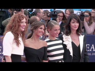 The jury on the red carpet for the opening ceremony of the Deauville American Film Festival