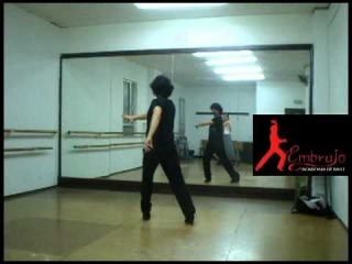Clases de flamenco. patada por tango