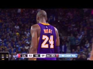 Kobe Bryant Crazy Layup vs GS Warriors! | November 1st , 2014 | NBA 2014-15