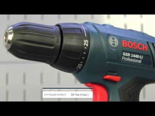 Аккумуляторная дрель шуруповёрт Bosch GSR 1440 LI Professional