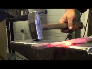 Forging an Axe with Steve Ash at NESM