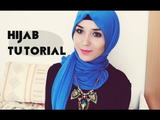 Hijab Tutorial l Jersey scarf